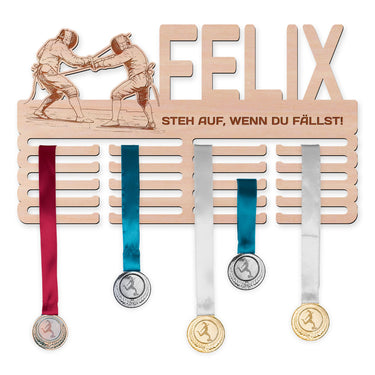 Medaillenhalte- Fechten