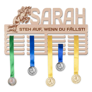 Medaillenhalter - Pferdespringen, Frau